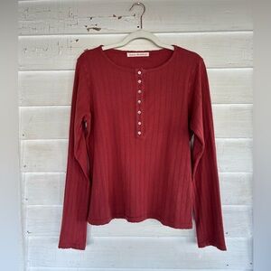 Emma Rothkopf Pointelle Henley